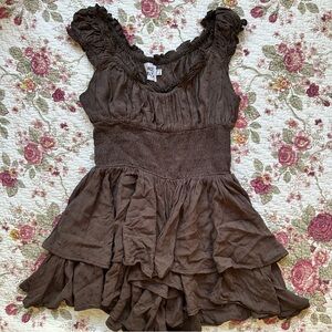 Princess Polly Love Galore Romper in Brown